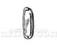 Cargar imagen en el visor de la galería, Mercedes 300 300b 300c 190 SL License Plate Light Lens Type 1 Lights Mercedes

