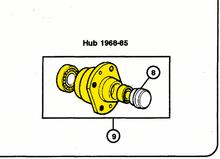 Load image into Gallery viewer, Fiat 124 Spider – Wheel hub front left or right Volumex Vx Parts MrFiat
