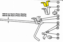 Load image into Gallery viewer, Fiat 124 Spider – Stabilizer bracket lower part left or right Front Axle MrFiat
