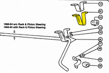 Load image into Gallery viewer, Fiat 124 Spider – Stabilizer bracket upper part left or right Front Axle MrFiat
