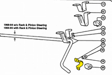 Cargar imagen en el visor de la galería, Fiat 124 Spider – Front outer stabilizer bracket Front Axle MrFiat
