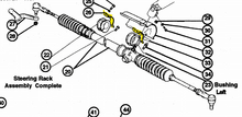 Load image into Gallery viewer, Fiat 124 Spider – Bracket rubber bearing rack and pinion steering 84-85 Steering MrFiat
