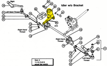 Load image into Gallery viewer, Fiat 124 Spider – Lever reversing bracket 66-82 splined shaft Steering MrFiat
