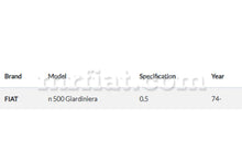 Cargar imagen en el visor de la galería, Fiat 500 Giardiniera Clutch Cable Cables Fiat
