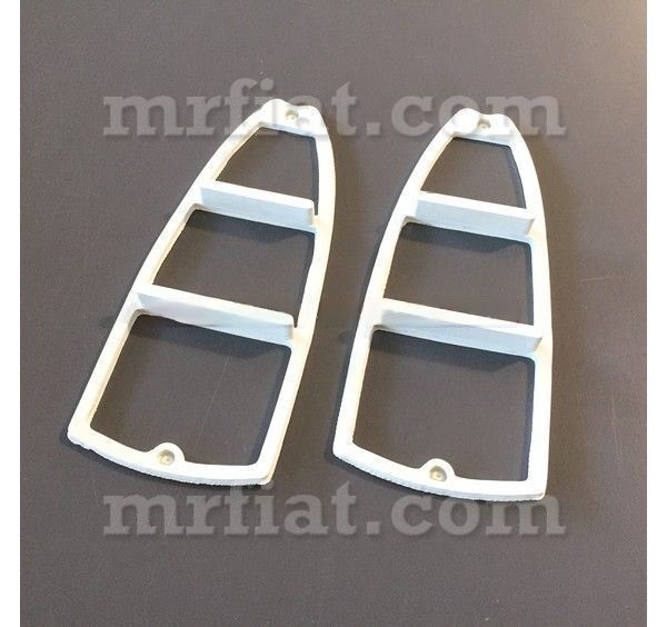 Autobianchina Bianchina Cabriolet White Gasket Rear Lens Set Bianchina Cabriolet Fiat   