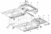 Load image into Gallery viewer, Mercedes W113 230SL 250SL 280SL Pagoda 1963-1971 Spare Wheel Recess Left Rims Mercedes   
