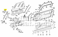 Load image into Gallery viewer, Mercedes W113 230SL 250SL 280SL Pagoda 1963-71 Door Front Top Left Guide Jaw Doors Mercedes   
