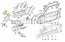 Load image into Gallery viewer, Mercedes W113 230SL 250SL 280SL Pagoda 1963-1971 Door Front Top Right Guide Jaw Doors Mercedes   
