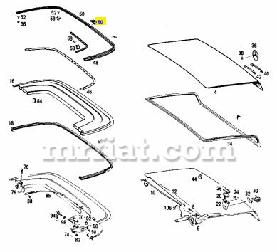 Mercedes 230 SL Rear Trunk Escutcheon Emblems Mercedes   