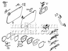 Cargar imagen en el visor de la galería, Mercedes W113 230SL 250SL 280SL Pagoda 1963-1971 Internal Rear View Mirror Frame Interior Mercedes   
