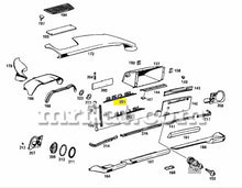 Load image into Gallery viewer, Mercedes 250 SL Radio Cover &quot;250 SL&quot; Emblem Emblems Mercedes   
