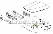 Cargar imagen en el visor de la galería, Mercedes W113 230SL 250SL 280SL Pagoda 1963-71 Front Hood Retainer Fastener Engine Compartment Mercedes

