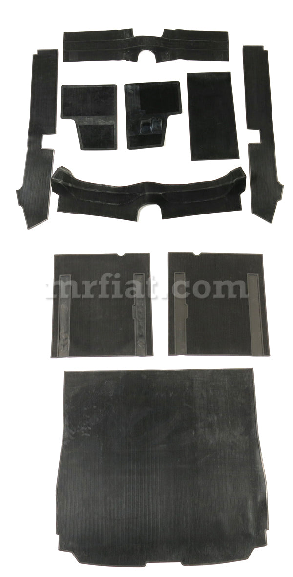 Fiat 1200-1500 Spider/1600 Osca OEM Rubber Floor Mats Interior Fiat   