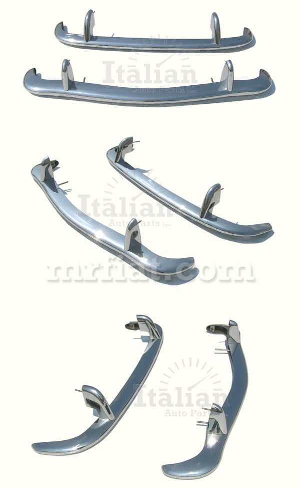 Fiat 1200 Spider Bumper Set Bumpers Fiat   