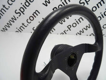 Load image into Gallery viewer, Fiat 124 Spider – Leather steering wheel “Export” 35cm spokes black Abarth Parts MrFiat
