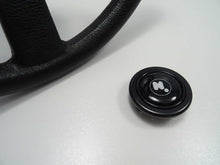 Load image into Gallery viewer, Fiat 124 Spider – Leather steering wheel “Export” 35cm spokes black Abarth Parts MrFiat
