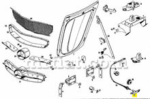 Cargar imagen en el visor de la galería, Mercedes 180 190 Ponton Engine Hood Handle Engine Compartment Mercedes
