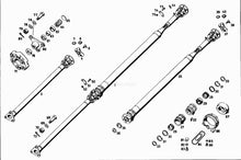 Load image into Gallery viewer, Mercedes 180 190 Ponton Propeller Shaft Center Cross Transmission Mercedes   
