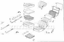 Load image into Gallery viewer, Mercedes 180 190 Ponton Seat Sliding Fitting Left Interior Mercedes
