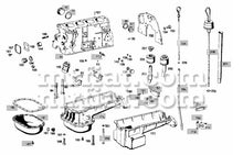Cargar imagen en el visor de la galería, Mercedes 180 190 Ponton Cylinder Crankcase Side Cover Gasket Left Doors Mercedes
