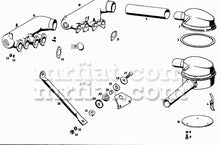 Cargar imagen en el visor de la galería, Mercedes 190 SL Air Intake Pipe Supporting Strut Engine Mercedes
