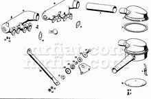 Load image into Gallery viewer, Mercedes 190 SL Air Intake Pipe Seal Flange Engine Mercedes   
