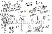 Cargar imagen en el visor de la galería, Mercedes 190 Ponton 190 SL Generator Support Fuel System Mercedes   
