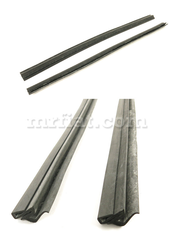 Fiat 1100-103 Berlina E-TV Lower Glass Door Rubber Set 1100-103 E TV Berlina Fiat   