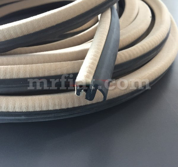 Fiat 1100-103 Berlina Sedan Beige Door Gasket Set On Body Cloth Seal 1100-103 Berlina Fiat   