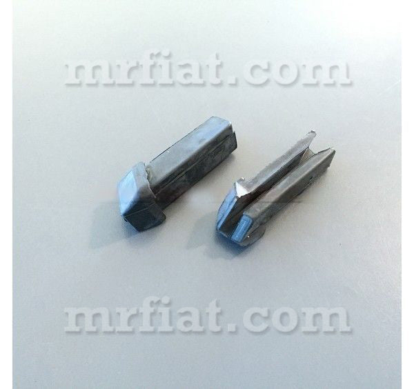 Fiat 850 Door Rear Side Channel End Dowel (2pcs) Glass and Seals Fiat   