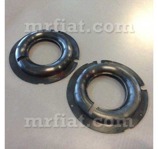 Fiat 850 Headlamp External Rubber Cowling (2pcs) Glass and Seals Fiat   