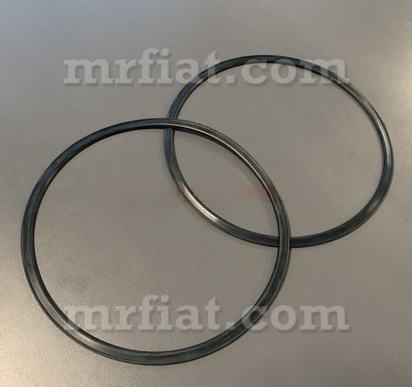 Fiat 850 Headlight Seal RH/LH (2 pcs) Glass and Seals Fiat   