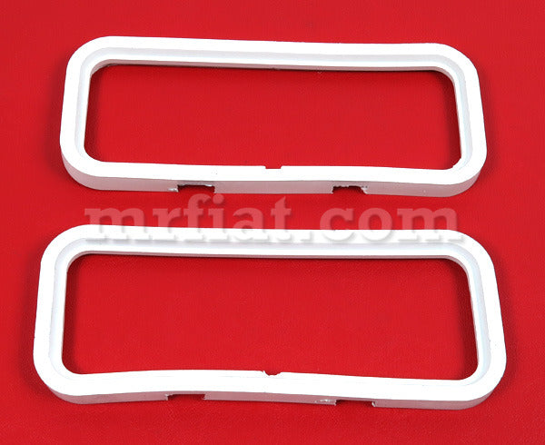 Fiat Dino Coupe 2000 2400 White Internal Front Indicator Gasket Set Coupe 2000 Gaskets Fiat   