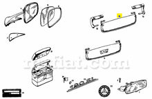 Load image into Gallery viewer, Mercedes 190 SL Sunvisor Mirror Type 2 Interior Mercedes
