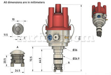 Load image into Gallery viewer, Alfa Romeo Spider 4 Cyl Fuel Injected Electronic Distributor Bluetooth Electrical and Ignition Alfa Romeo   
