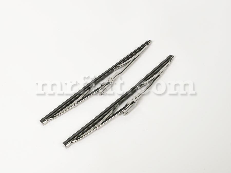 Fiat 850 124 Coupe Spider Chrome Wiper Blade Set 13