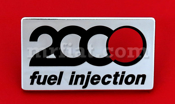 Fiat 124 Spider 2000 Fuel Injection Emblem Emblems Fiat   