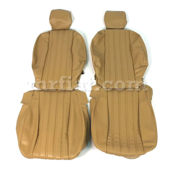 Fiat 124 Spider Tan Seat Covers 79-82 Interior Fiat   