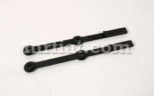 Cargar imagen en el visor de la galería, Fiat 124 Spider Seatbelt Guides Set Black Interior Fiat
