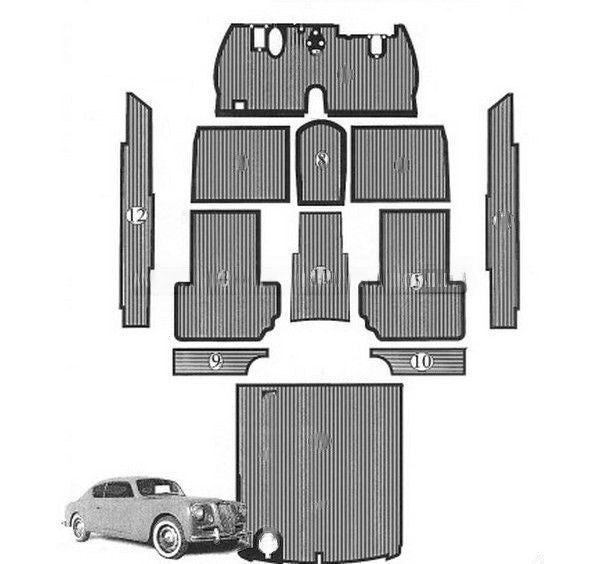 Lancia Aurelia B20 GT 4th Series Complete Carpet Set Interior Lancia   