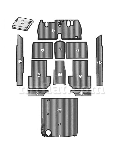 Lancia Aurelia B20 GT   Mat #6C Interior Lancia   