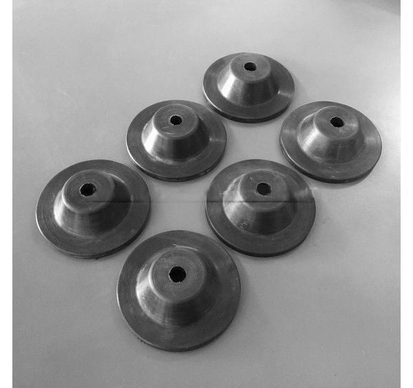 Lancia Flaminia Sedan Rubber Pad Anti-Vibration Chassis (6 Pcs) Glass and Seals Lancia   