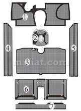 Cargar imagen en el visor de la galería, Lancia Fulvia Sport Zagato 1st Series Rubber Mat #4 Interior Lancia   
