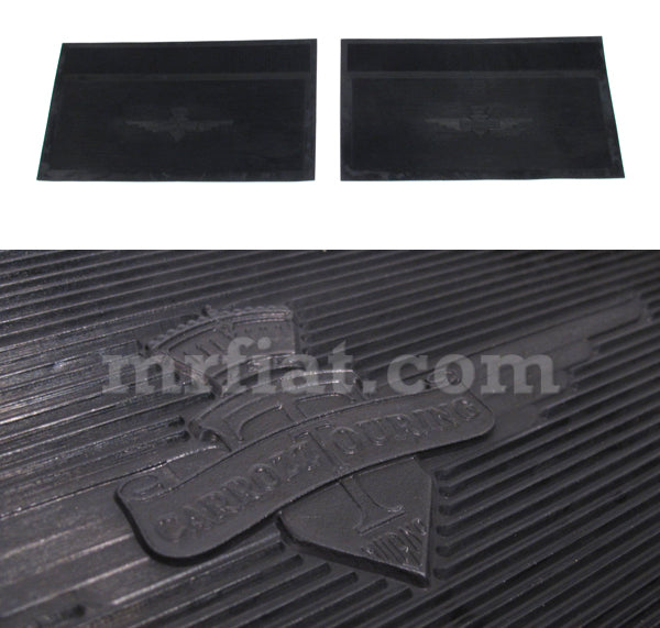 Lamborghini 350 GT Rubber Mat Set Heel Tap For Floor Mat Carpet Interior Lamborghini   