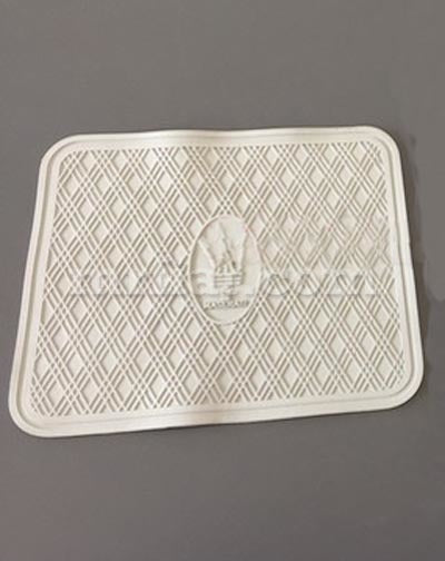 Maserati 3500 GT Coupe Touring Grey Rubber Heel Mat #1 Interior Maserati   