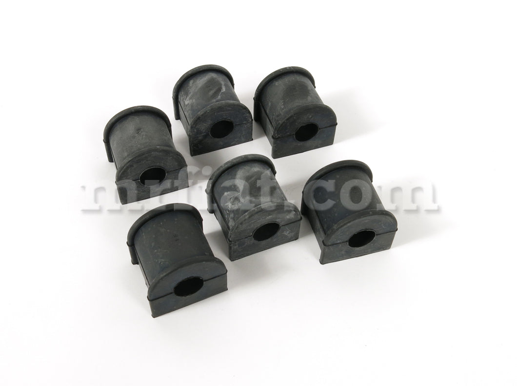 Maserati 3500 GT Coupe Touring Front Rear Torsion Bar Support Rubbers 6 Pcs Suspension Maserati   