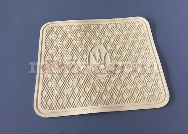 Maserati Mexico Beige Left Rubber Mat #1 OEM Interior Maserati   