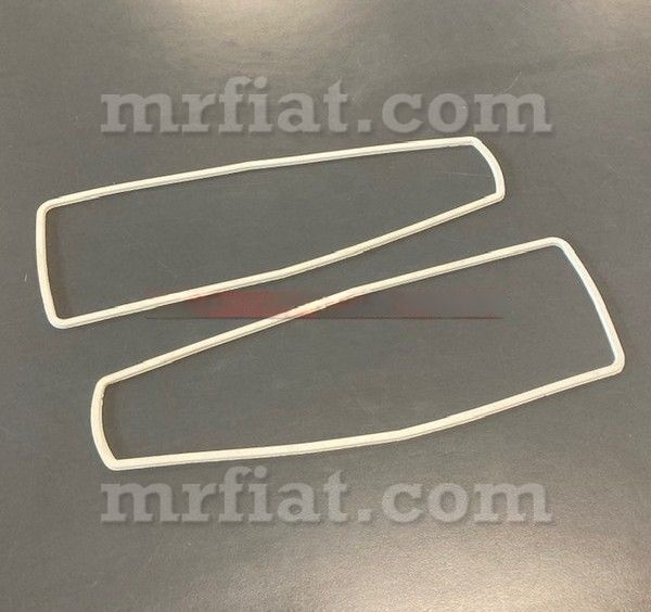 Maserati Mexico RH/LH (Complete Set) Rear Lights Inner White Gaskets (2 pcs) Glass and Seals Maserati   