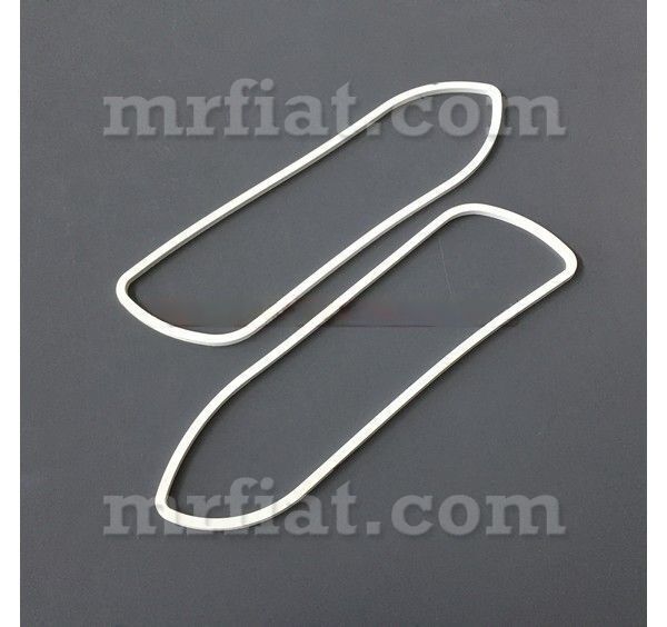 Ferrari 330 GT 2+2 MK1 MK2 RH/LH Inside Small Headlamp White Rubber Seal Glass and Seals Ferrari