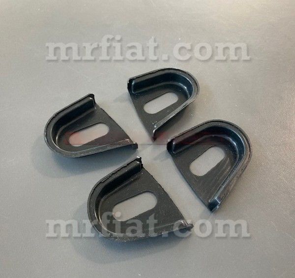 Ferrari 330 GT 2+2 1 2 Serie MK1 MK2 Door Strike Gasket (4pcs) (Black) Glass and Seals Ferrari